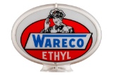 Wareco Ethyl Gasoline Oval Gas Pump Globe