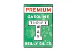 Reilly Oil Co. Premium Gasoline Porcelain PP
