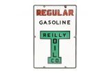 Reilly Oil Co. Regular Gasoline Porcelain PP