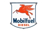 Mobilfuel Diesel Porcelain Gas Pump Plate