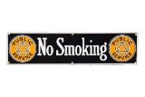 Public Service No Smoking Porcelain Sign