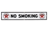 Texaco Oil Company No Smoking Porcelain Sign