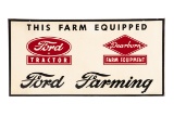 Ford Tractor & Dearborn Equipment Tin Sign