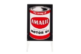 Amalie Motor Oil Tin Curb Sign