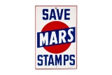 Save Mars Stamps Tin Sign