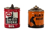 Black Bear & Penn Drake HD 5 Gallon Oil Cans