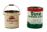 Mobilgrease No.4 & Dura Lubricants Cans