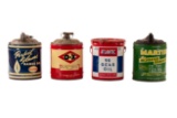 Lot Of Four 5 Gallon Motor Oil Cans