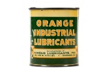 Orange Industrial Lubricant 1 LB Grease Can