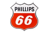 Phillips 66 Porcelain Sign In Original Ring
