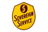 Sovereign Service Porcelain Sign