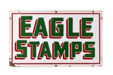 Eagle Stamps Horizontal Porcelain Sign