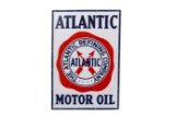 Atlantic Motor Oil Vertical Porcelain Sign