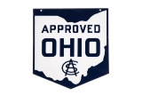 Approved Ohio Porcelain Hanging Sign