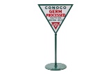 Conoco Motor Oils Porcelain Curb Sign