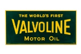 Valvoline Motor Oils Horizontal Tin Sign