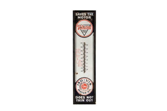 Standard Oil "polarine Iso=vis" Motor Oil Thermometer