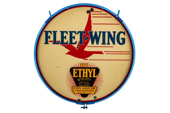 Fleet-wing Ethyl Porcelain Curb Sign