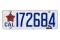 Early 1919 California License Plate