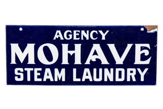 Early Mohave Steam Laundry Sign