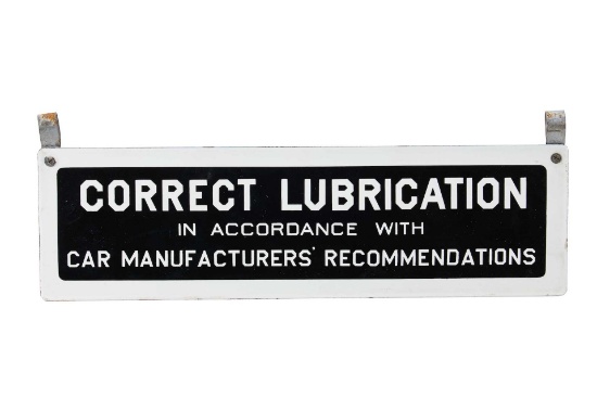 Correct Lubrication Sign