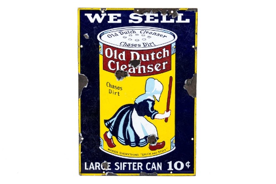 Early Old Dutch Cleanser Sign