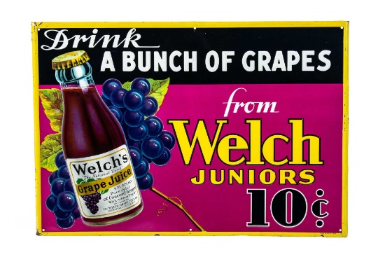Early Welch's Grape Juice Sign