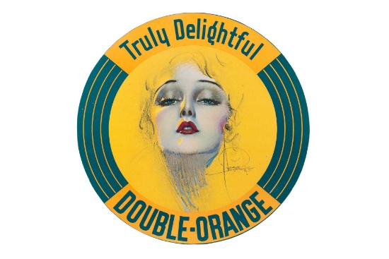 Double Orange Cola Sign