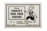 Parker's Pork Sausage Sign
