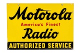 Motorola Radio Service Sign