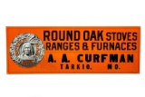 Round Oak Stoves & Furnaces Sign