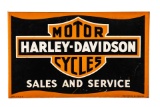 Rare Harley Davidson Sales & Service Sign