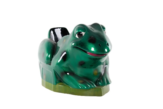 Fiberglass Frog Kiddie Ride Body 