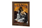 Yasmin Cigarettes Reverse Painted Glass Sign 