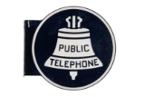 Bell Public Telephone Flange Sign 