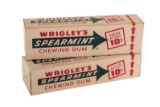Lot of 2 Wrigley's Spearmint Gum Hanging Displays 
