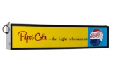 Pepsi-Cola The Light Refreshment Lighted Sign 