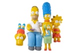 4 Piece Life Size Simpson Statues 