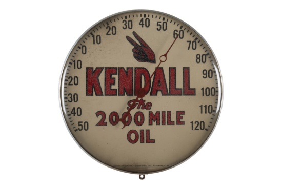 Kendall The 2000 Mile Oil Bubble Thermometer