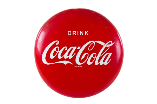 Coca Cola Tin Button Sign