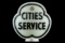 Cities Service Three Piece Clover Globe