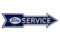 Ford Service Arrow Porcelain Neon Sign