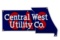 Centeral West Utility Gas Co. Porcelain Sign