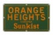 Sunkist Orange Heights Corona Porcelain Sign