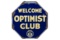Welcome Optimist Club Porcelain Sign
