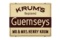 Krum's Guernseys Cow Porcelain Sign