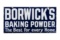Borwick's Baking Powder Porcelain Sign
