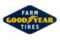 Goodyear Farm Tires Porcelain Sign