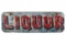 Liquor Horizontal Tin Sign Painted Over Delco Sign