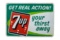 7 Up Get Real Action Tin Sign